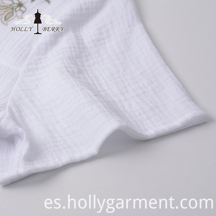 Blusa tejida de moda Woven Fashion Blouse